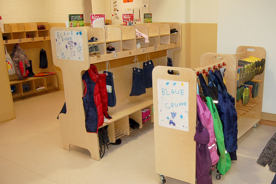 Garderobe_1 Kita St. Aloysius, Garderobe